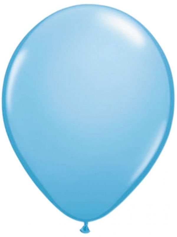Licht blauwe basic ballonnen 10 stuks