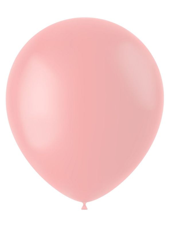 Licht roze ballonnen matte kleur