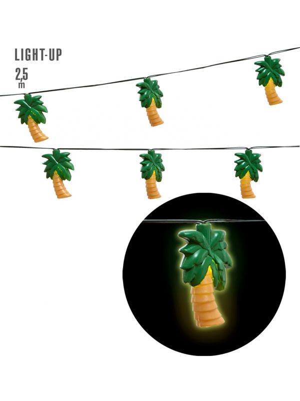 Lichtgevende palm boom slinger