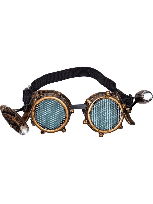 Lichtgevende steampunk bril