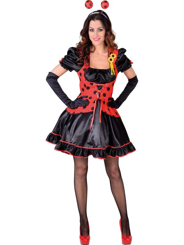 Lieveheersbeestje jurk kort vrouwen main product photo