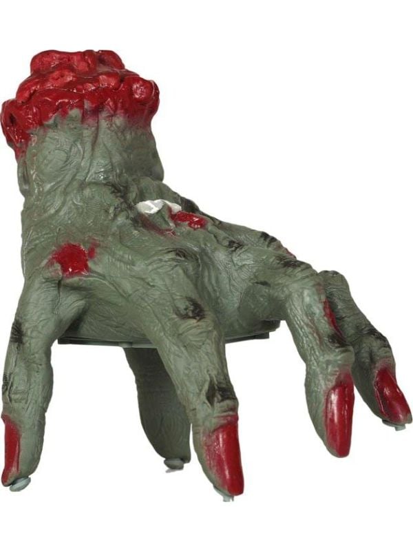 Lopende zombie hand Halloween