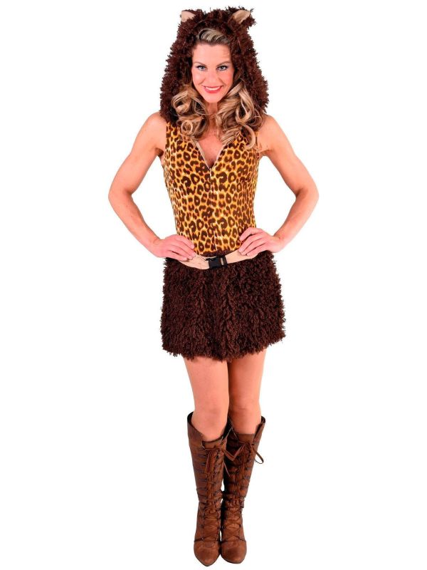 Luipaard jurkje dames main product photo