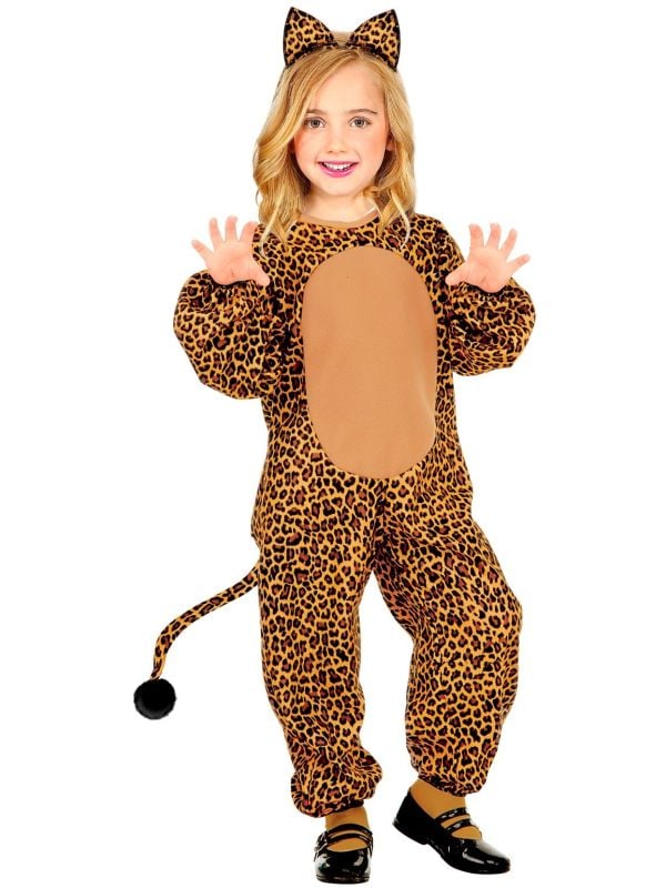 Luipaard onesie meisjes