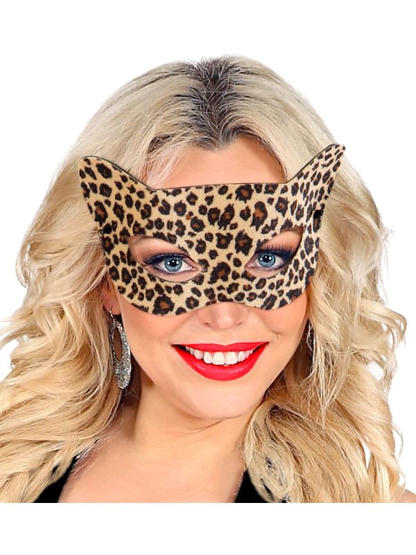 Luipaard print oogmasker