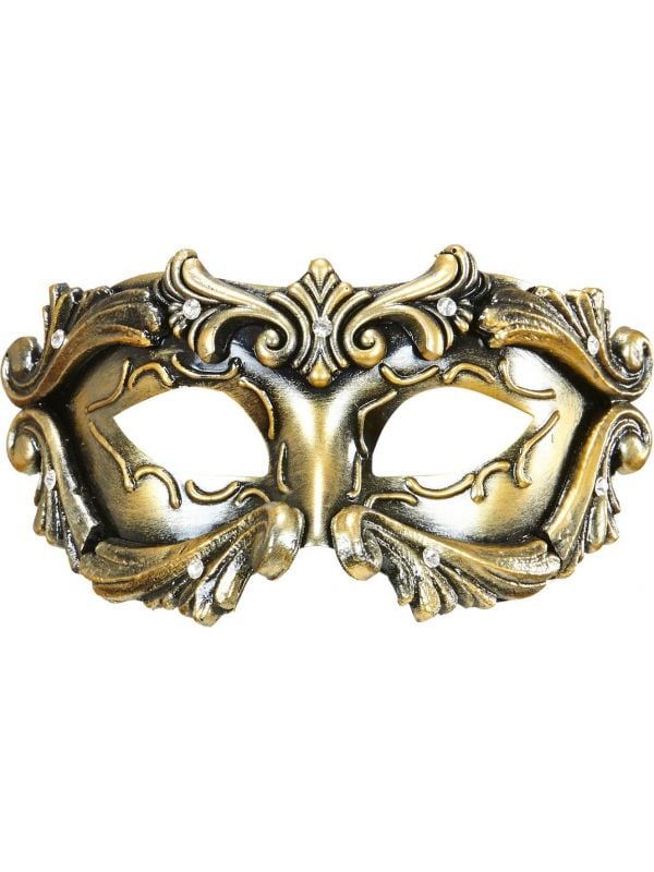 Luxe barones oogmasker brons