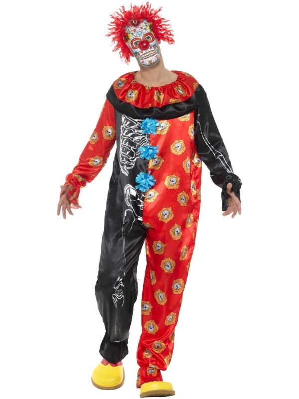 Luxe dag van de doden clowspak main product photo