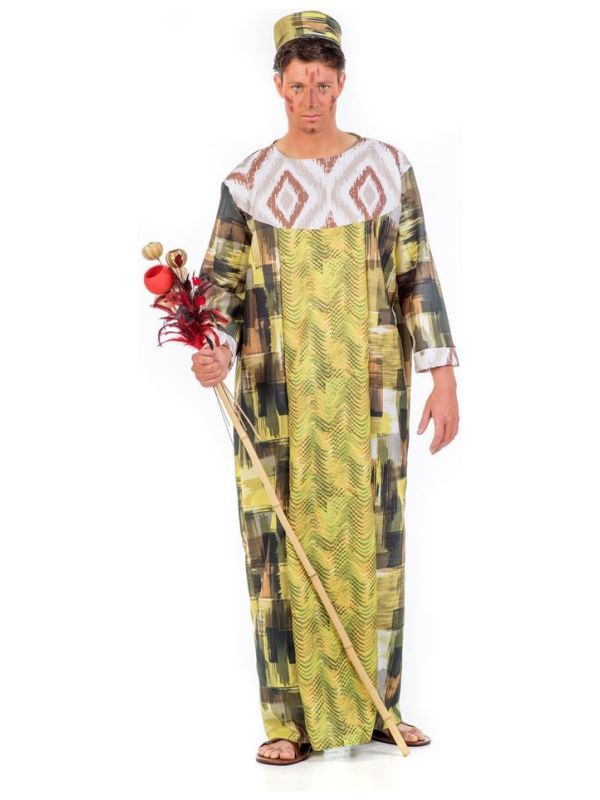 luxe groen afrikaans pak man main product photo