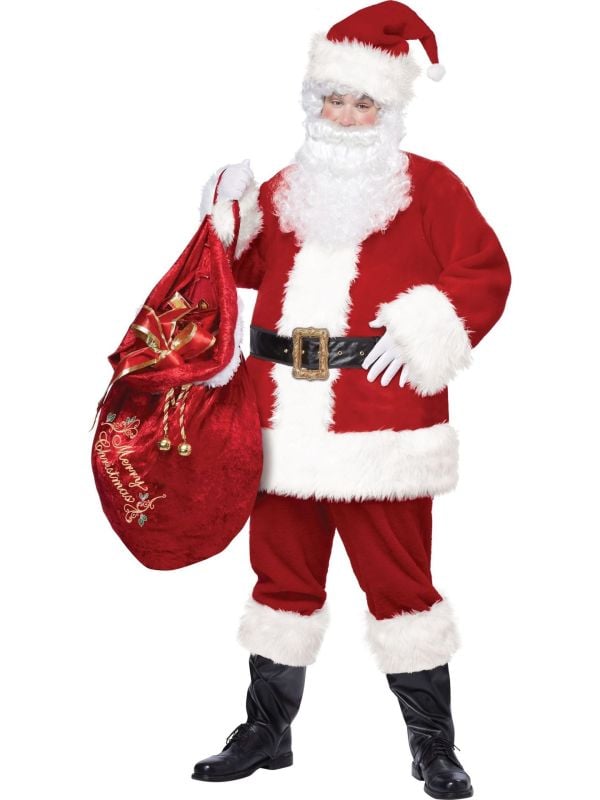 Luxe kerstman kleding main product photo