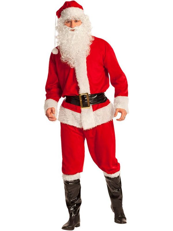 loterij ontsnappen Kansen Luxe kerstman kostuum volledig | Feestkleding.nl