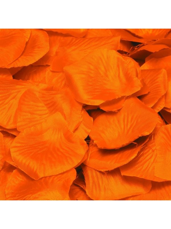 Luxe oranje rozenblaadjes