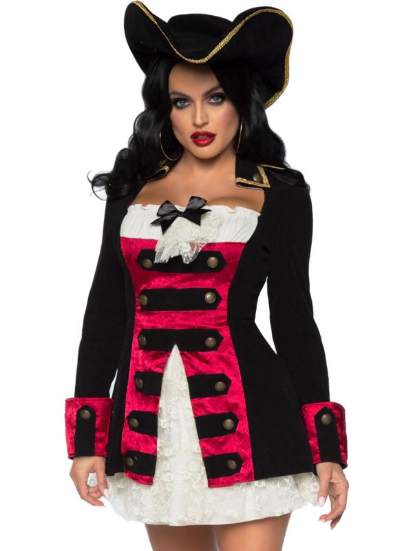 Luxe piraten jurk dames main product photo