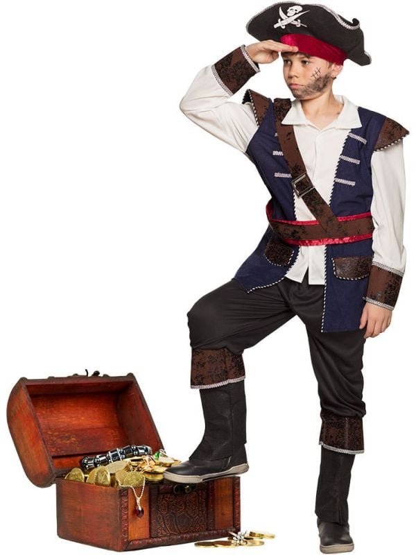 Luxe piraten pak met accessoires jongen