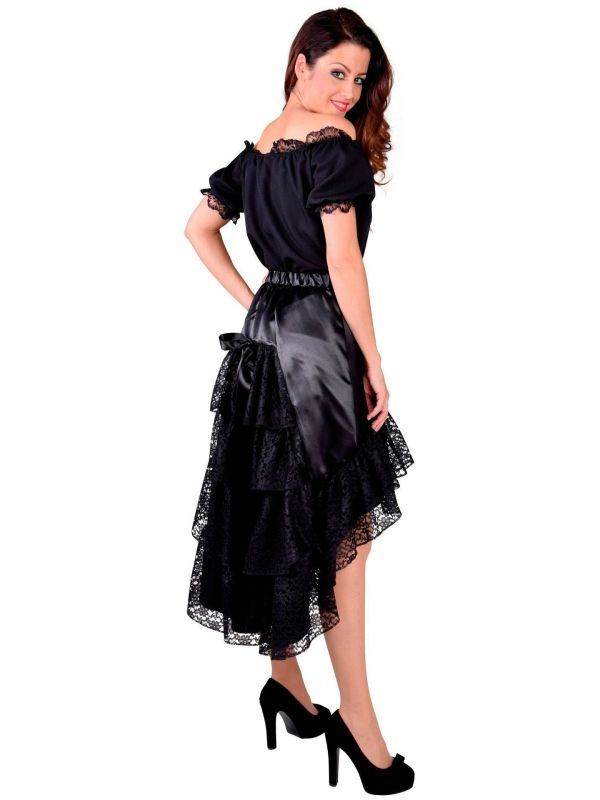 Luxe rok zwart vrouw main product photo
