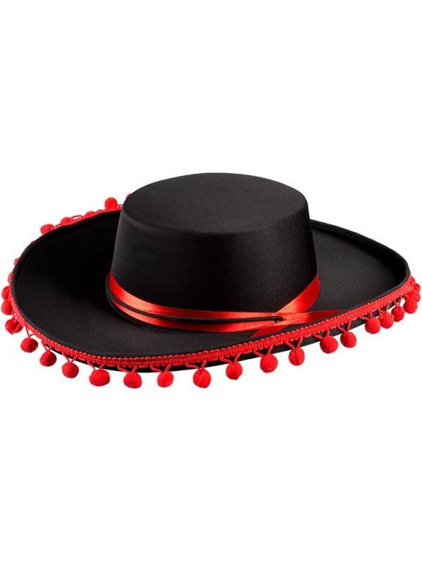 Luxe spaanse flamenco hoed