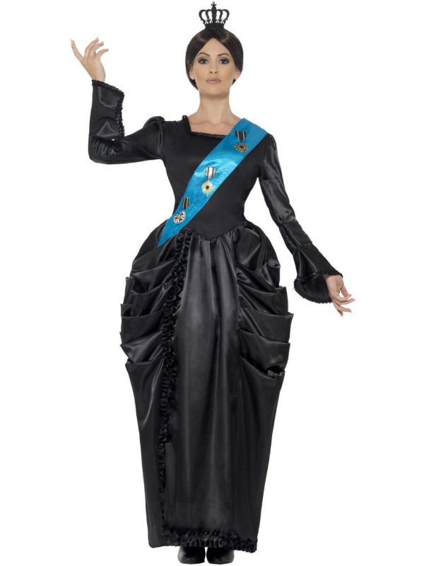 Luxe victoriaanse koningin kostuum main product photo