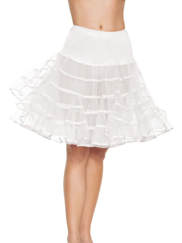 Luxe witte petticoat