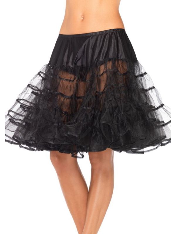 Luxe zwarte petticoat main product photo