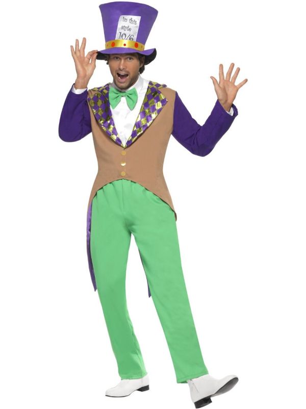 Mad hatter outfit groen main product photo