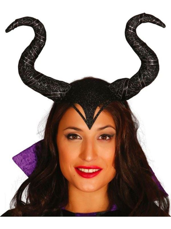 Maleficent haarband horens