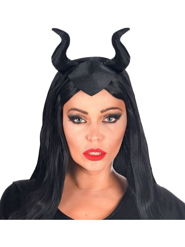 Maleficent haarband zwart