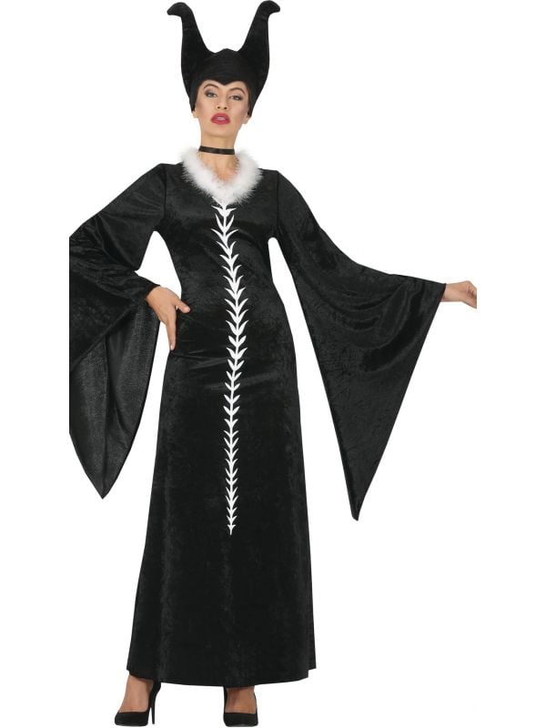 Maleficent jurk vrouw zwart
