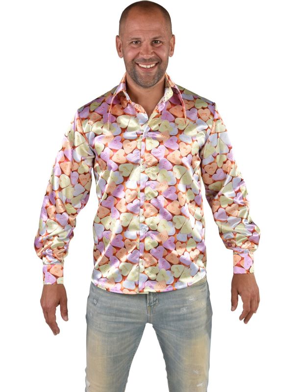 Mannen overhemd snoephartjes main product photo