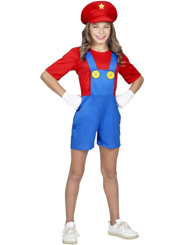 Mario kostuum meisjes