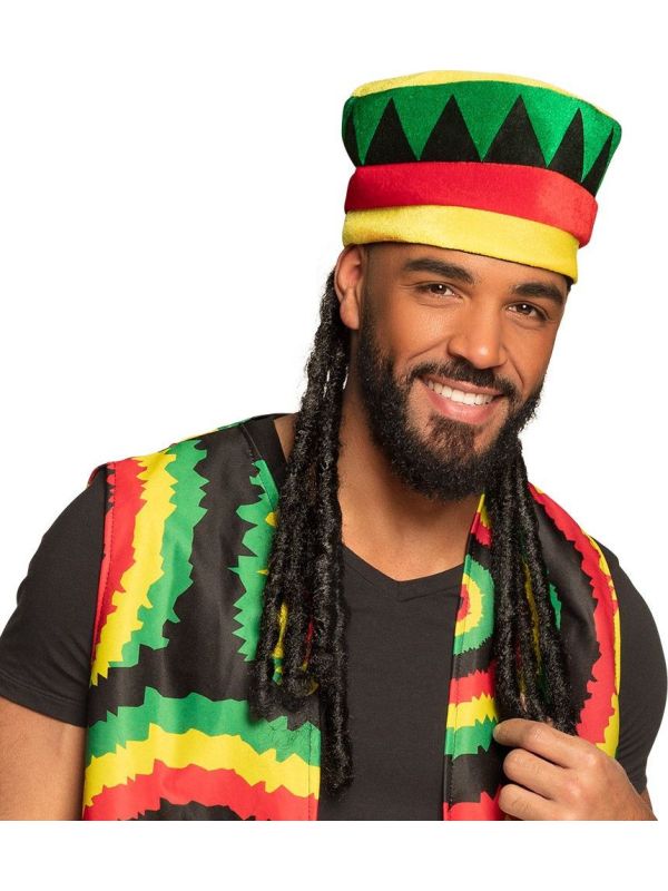 Marley rastamuts met dreadlocks