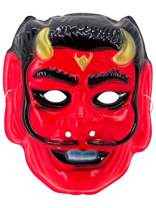 Masker duivel plastic rood main product photo