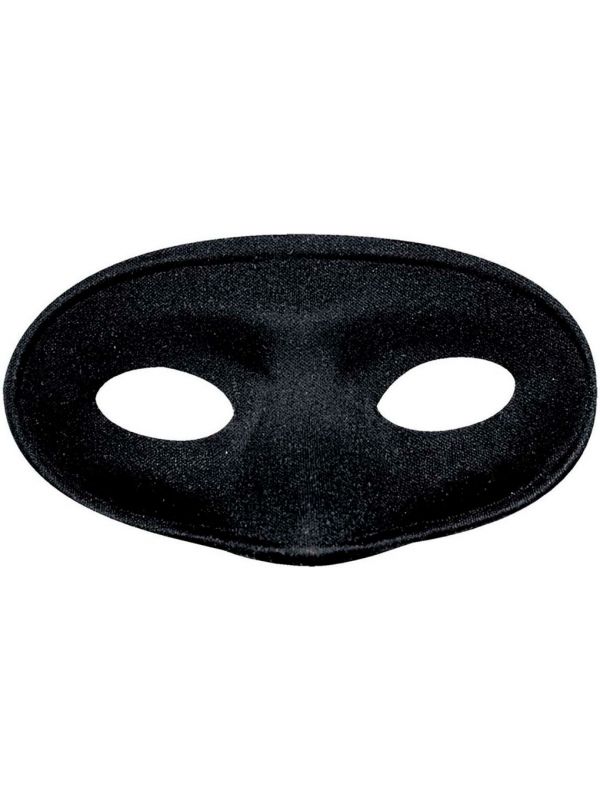 Maskerade oogmasker zwart