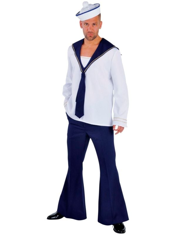 Matroos pak wit mannen main product photo
