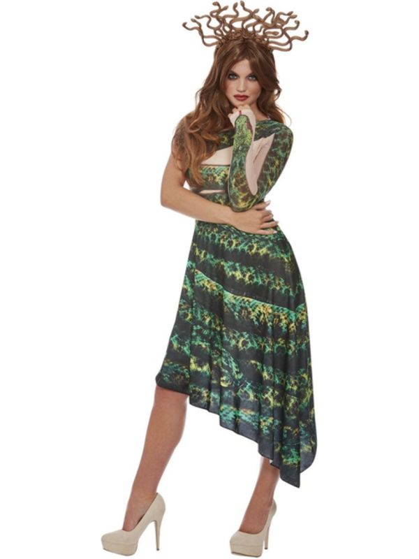 Medusa Kostuum Dames Groen main product photo
