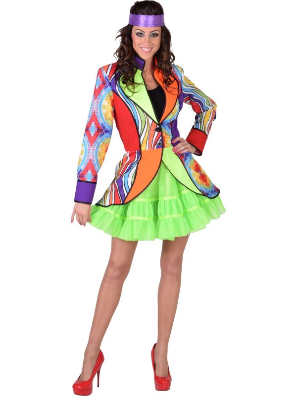 Meerkleurige hippie jas vrouwen main product photo