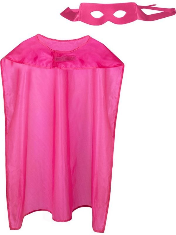Mega Mindy cape en masker roze