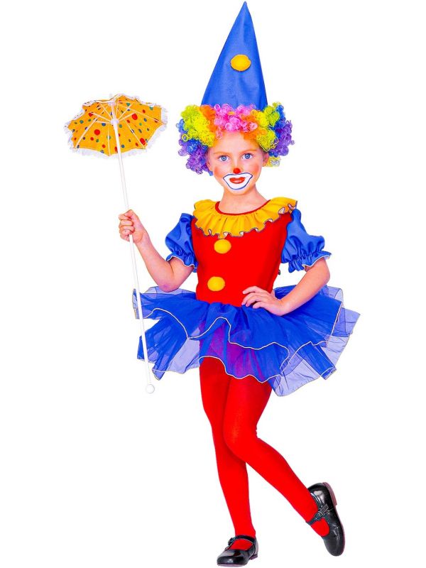 Meisjes clown jurkje