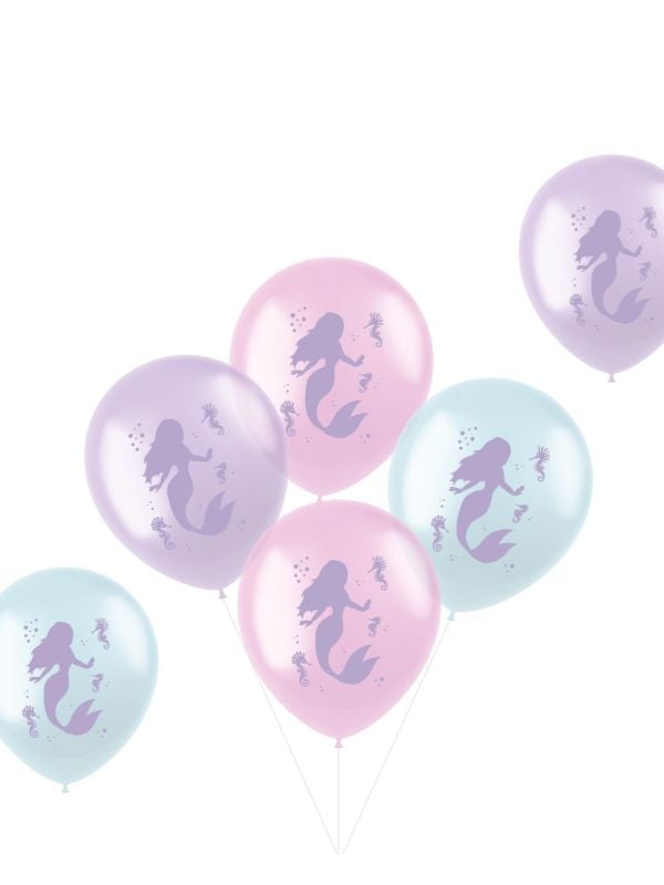 Mermaid pastel ballonnen