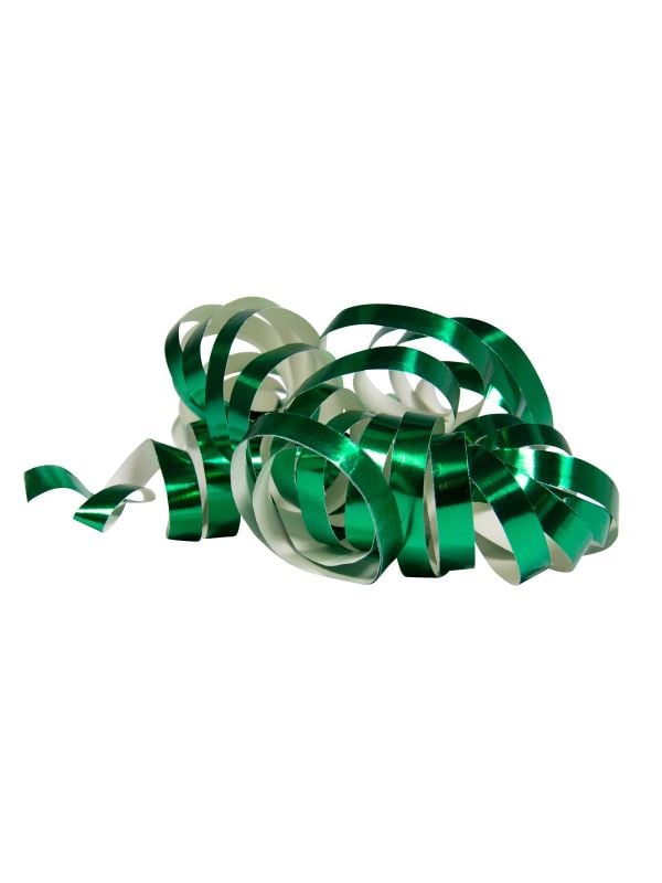 Metallic groene serpentine rollen 2 stuks