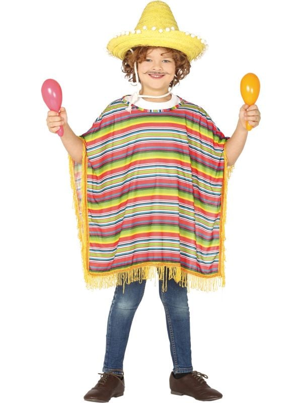 Mexicaanse kinder poncho