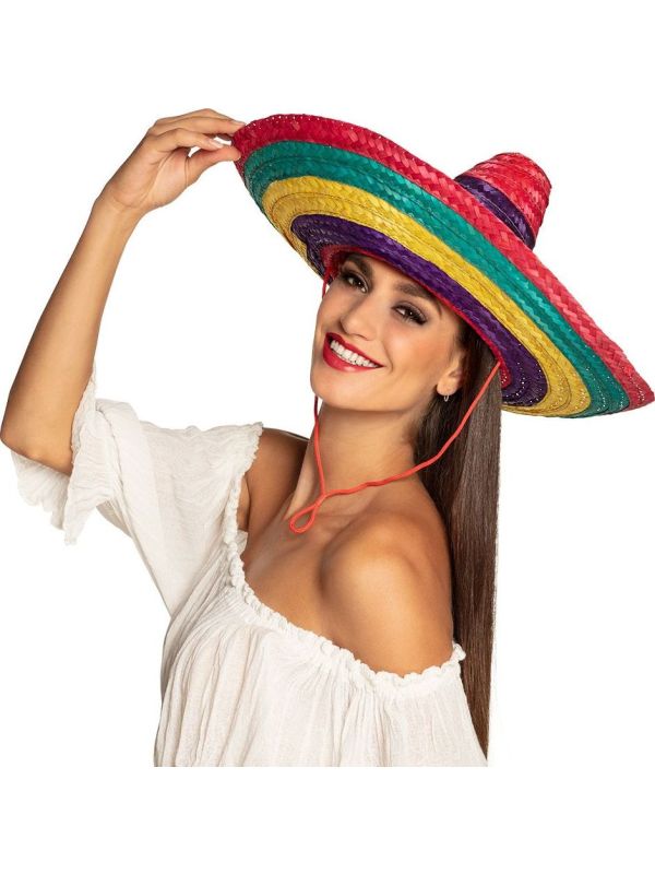 Mexicaanse sombrero meerkleurig