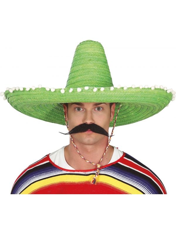 Mexicaanse sombrero XL groen