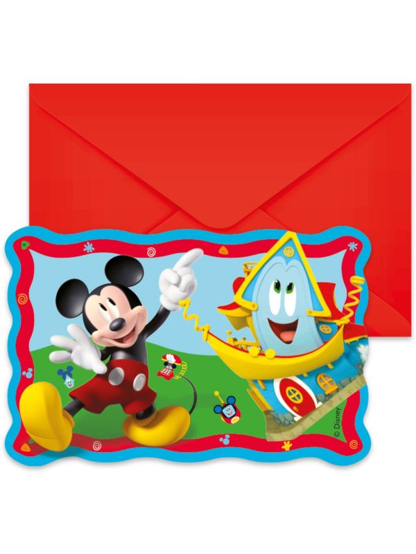 Mickey Mouse Clubhouse uitnodigingskaarten