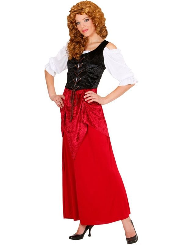 Middeleeuwse boerin jurk