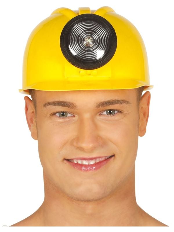 Mijnwerker helm met licht