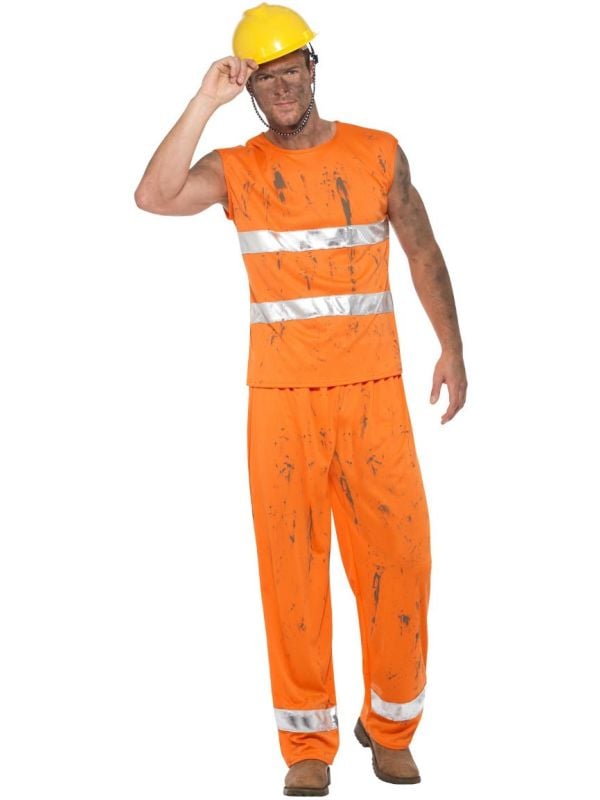 Mijnwerker oranje kostuum main product photo