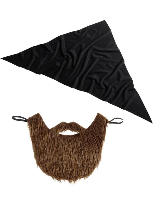 Militairen bandana met baard