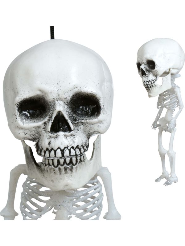 Mini hangdecoratie skelet 15 cm halloween main product photo