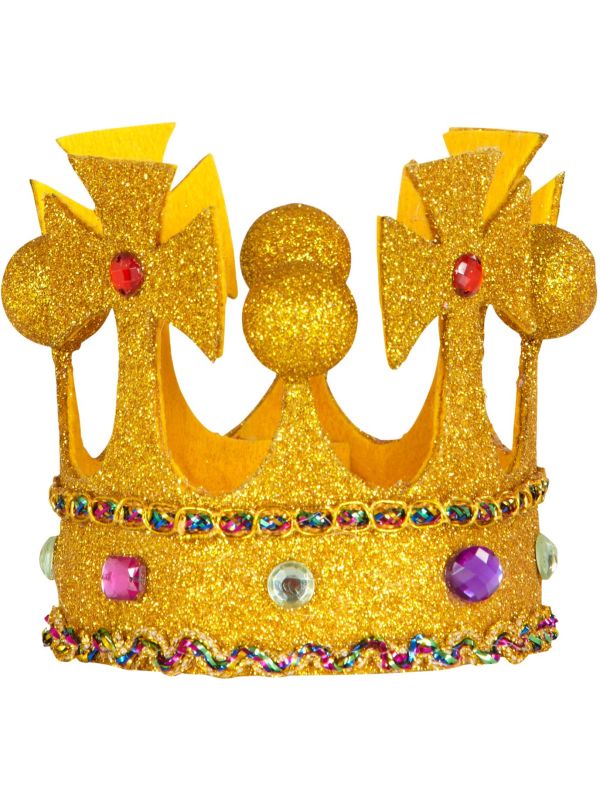 Mini koninklijke kroon met juwelen