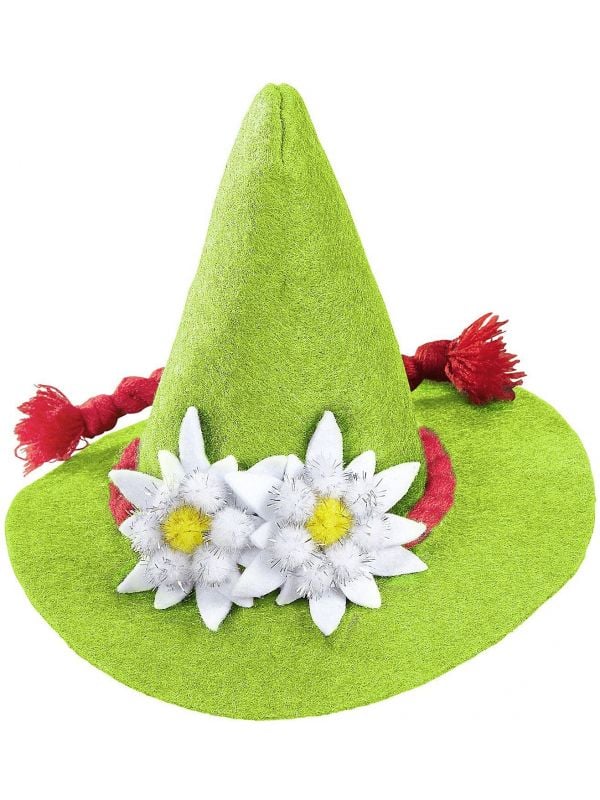 Mini oktoberfest hoed groen