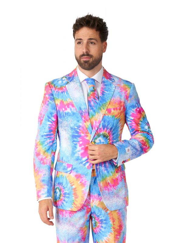 Mr Tie Dye suit Heren Opposuits